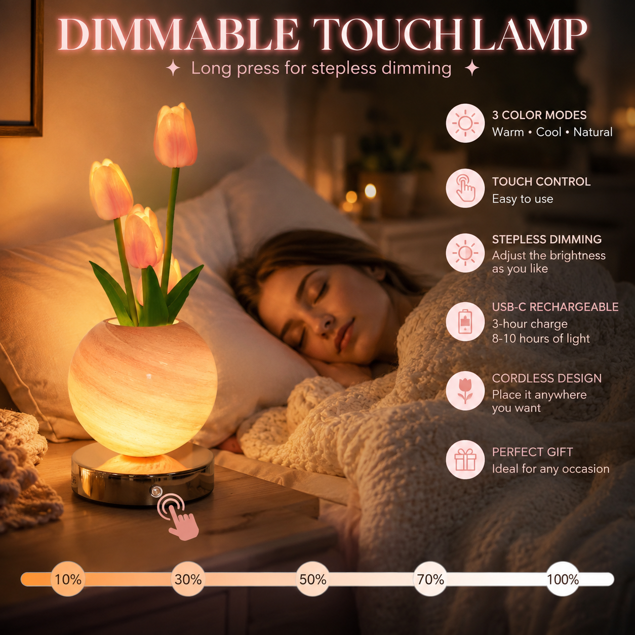 Tulip Planet Lamp